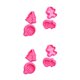 thumbnail image 3 of Moldes para pasteles Inteprter 4 piezas Rosa, 3 of 6