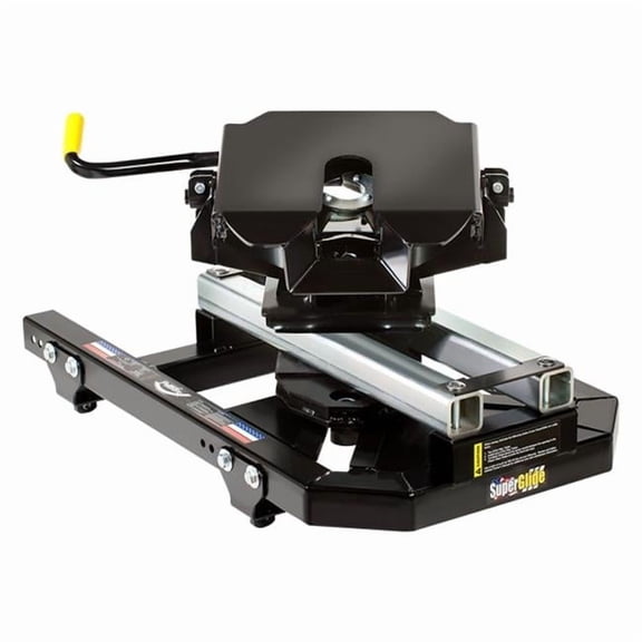 Pullrite  18K ISR Superglide Hitch Fits Industry Standard Rails Auto Slide-Must Capture Plate, 14 in.