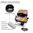 thumbnail image 4 of POLERO Crossbody Bags for Shop, Zipper Adjustable Shoulder Bag for Women Rainbow Stripe & Cartoon Butterfly Floral Pattern Shoulder Satchel Bags, 4 of 7