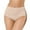 Beige, variant on Leonisa Compression High Cut Underwear for Women - Seamless Tummy Control Panty Shaper Black