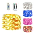 thumbnail image 1 of LED Fairy String Lights, 5M 50LEDs Fairy String Waterproof Lights for Bedroom, Christmas, Party, Wedding Outdoor Indoor Decor - Warm White, 1 of 7