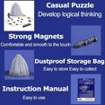 thumbnail image 4 of Juegos de Ajedrez Magnéticos, Juego Mesa Estrategia Magnética con Cuerda, Magnéticos Portátil, Estrategia, Magnetic Chess Game Set (C) C, 4 of 6