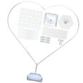 thumbnail image 3 of White Balloon Arch Stand Set Easy Assemble Reusable Plastic for Party Decoration Adjustable Base, 3 of 6