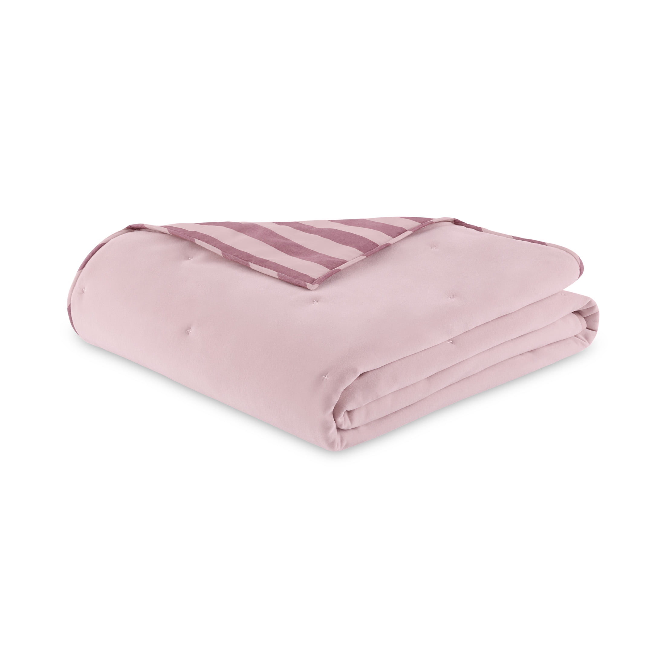 Beautiful Bedding Collection By Drew Barrymore Cotton, Polyester Velvet Quilts, Full/Queen - Reversible