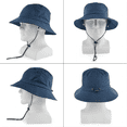 thumbnail image 7 of (2 pack) EINSKEY Packable Sun Hat, Foldable Bucket Hat with Clip for Travel on Bag, 7 of 7