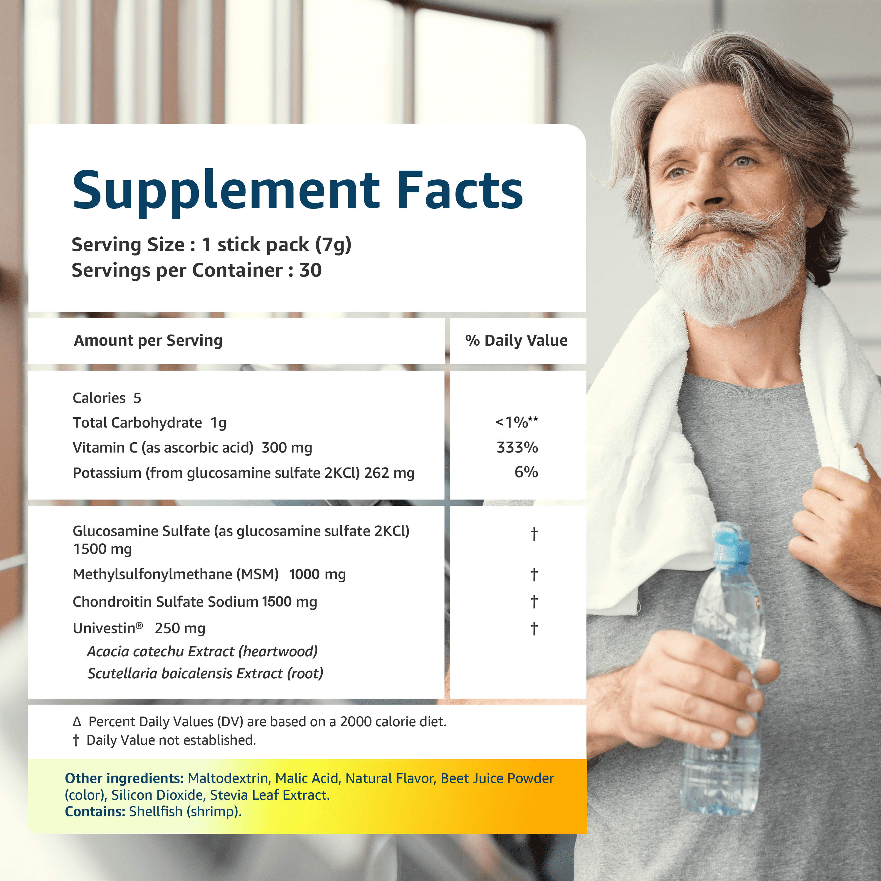 Univera RegeniCARE Canister, Glucosamine, Chondroitin, 7.4 Ounce (Lemon Flavor)