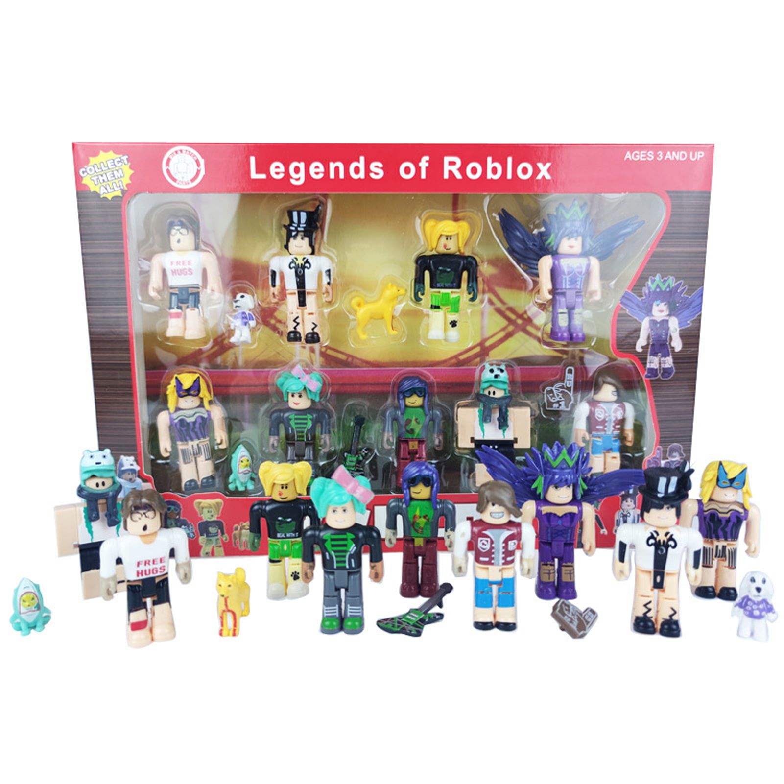 New 24pcs/set Roblox Games Action Figure Toy 8cm Collection Doll Kids Gift Toys 