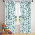 thumbnail image 5 of Blackout Kids Curtains,White and Blue Of Animal Print Childrens Insulated Curtains Set Of 2,Bedroom Essentials,Toddler Room Decor 42"x84", 5 of 5