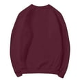 thumbnail image 6 of hoksml Men's 2 Piece Tracksuit Set Long Sleeve Crew Neck Pullover Sweatshirt with Straight Leg Drawstring Pants Casual Loungewear Outfit, 6 of 9