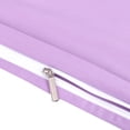 thumbnail image 5 of PiccoCasa 2 Pack Egyptian Cotton Pillowcases with Zipper Clourse Queen Light Purple, 5 of 8