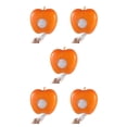 thumbnail image 1 of Youkk Apples-Shaped Plastic Wraps Container For Neat And Organized Kitchen Non Drilling Installation orange 5Set, 1 of 6