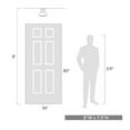 thumbnail image 5 of Golden Lighting 3417-Sf Asha 1 Light 8" Wide Semi-Flush Ceiling Fixture - Grey, 5 of 7