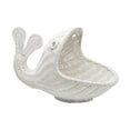 thumbnail image 1 of KOUBOO 1060104 Rattan Whale Storage Basket, White, 1 of 4
