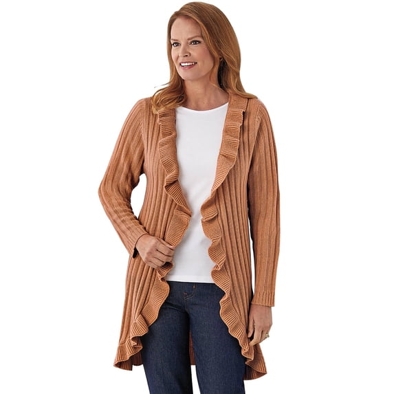 Ruffle Cardigan