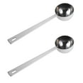 thumbnail image 1 of 2pcs Coffee Scoop Teaspoon Tablespoon Stainless Steel Powder Measuring Spoons, 1 of 6