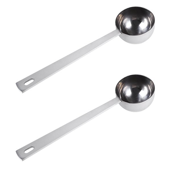 EeaseMX cucharas medidoras de café, cucharaditas y polvos de acero inoxidable.