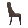 thumbnail image 3 of CorLiving Tufted Brown Dining Accent Chairs, 3 of 6