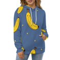 thumbnail image 4 of Happy Banana Pattern 3d Sweatshirts Hoodie Fashion Casual Personality Men's Women Street Hoodie Pullovers Long Sleeve Comfortable Top, 4 of 6