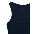 thumbnail image 5 of J. METHOD Women's Tank Top Sleeveless Racerback Basic Stretch Comfy Slim Fitted Ribbed Knit Tops Workout Yoga T Shirt NEWT386 Navy S, 5 of 6