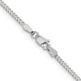 thumbnail image 3 of Avariah Diamonds Solid 14K White Gold 1.5mm Franco Chain - 18"- Made In Italy, 3 of 8