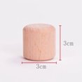 thumbnail image 4 of 20Pcs Beech Granule Blocks Delicate Geometic Wood Blocks Kids Building Blocks Education Toys (3CM Cylinder), 4 of 9