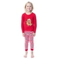 thumbnail image 2 of Barbie Family Christmas Logo Santa Unisex Sleep 2 Piece Pajama Set, 2 of 7