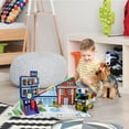 thumbnail image 2 of PICASSO-TILES 150 PC Magnetic Building Blocks, School, Police Station, and Hospital Theme, 2 of 12