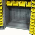 thumbnail image 6 of Global Industrial Bin Cabinet with 132 Yellow Bins, 38x24x72, Assembled, 6 of 7