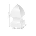 thumbnail image 2 of SHISUYAN Plastic Fence Post Cap Fence Cover Fence Post Cover Square Post Cap Replacement Post Cap Post Cover Chain Link Fence Part Accessory, 2 of 8