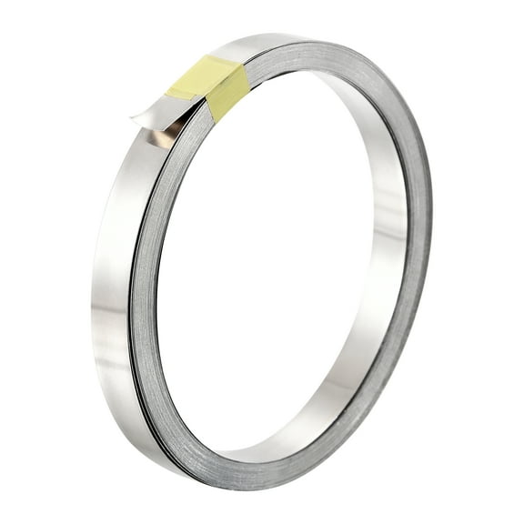 Uxcell 1 Roll 10M Nickel-Plated Steel Strip for Battery, Spot Welding, 8x0.15mm(WxT)