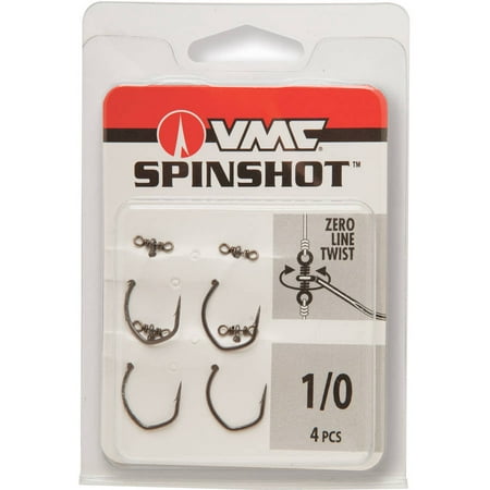 VMC Spinshot Drop Shot, Nickel, #4, Black