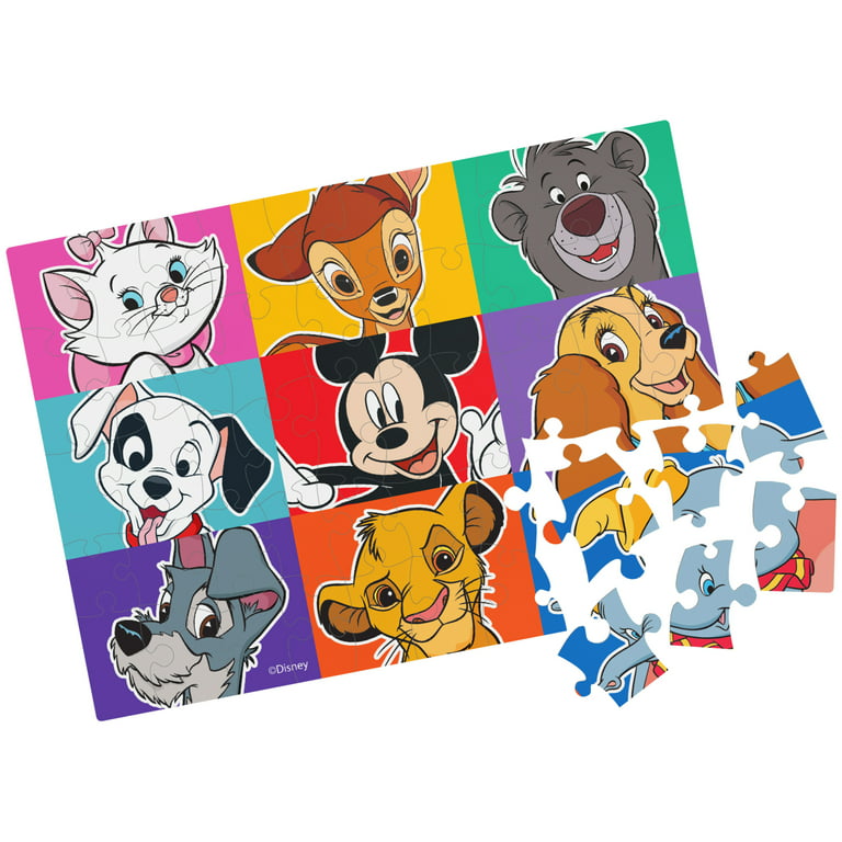 Disney 50-Piece Puzzle in Collectible Tin, for Families and Kids Ages 4 and  up 