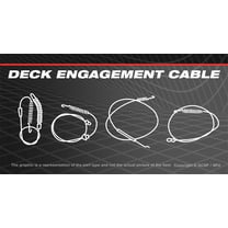 Deck Engagement Cable For Craftsman T150 T2600 Lawn Tractor 13AL79XT099