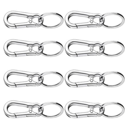 KONTONTY 8Pcs Buckle Carabiner for Driving Women Men High Hardness