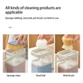 thumbnail image 3 of Maoww Press-on Automatic Detergent Outlet Box with Sink Towel Rod Portable Plastic Storage Rack Liquid Dispenser Home Green, 3 of 6