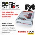 thumbnail image 2 of Rack Mount Solution Rackstuds DUO20 1RU Serie II, paquete de 20, 2 of 7