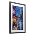 thumbnail image 2 of Stupell Industries Traditional Dusk Paris Street Scene Black Framed Print Under Glass, 14 x 20, by Petals Prints Design, 2 of 8