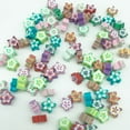 thumbnail image 3 of 200pcs/lot Polymer Clay Beads Mixed Color Heart Flower Rainbow Football Spacer Beads For Jewelry Making DIY Bracelet necklace, 3 of 4