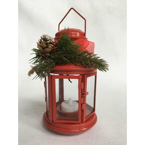 Christmas Medium Metal Tea Light Lantern