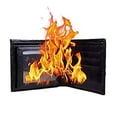 thumbnail image 3 of Minnieouse Fire Wallet Grueso Asustado Street Stage Show Hot Flame Conjuring Funny Present Gift Carteras, 3 of 6