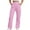 Pink, variant on Fozruso Girls High Waisted Uniform Pants Girls Solid Color Jogger Pants For Kids Comfortable Athletic Casual Wear Soft Elastic Waist Tracksuit Bottoms For Toddler Girls Sizes 4-5 Years