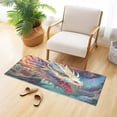 thumbnail image 2 of GZHJMY Colorful Dragon Bathroom Rugs Floor Mats Non-Slip Soft Absorbent Microfibers Plush Bath Rugs for Bath Kitchen Shower Floor, 39x20 Inch Carpet Runner, 2 of 7