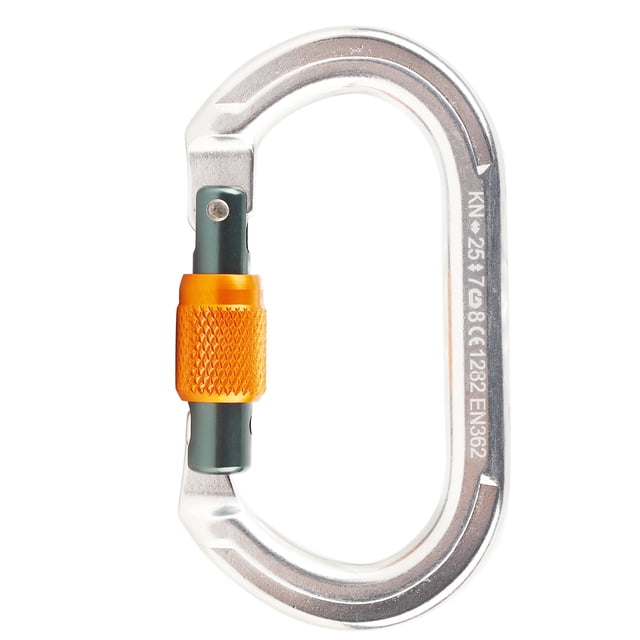 Mosquetón de bloqueo ovalado de aleación de aluminio, Clip de mosquetón de bloqueo Mosquetón de bloqueo ovalado de aluminio Clip de mosquetón de bloqueo Diseño de clase mundial