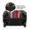 thumbnail image 5 of Wukai Mexican Serape Blanket Stripes Elastic Luggage Cover: Personalized Protection for Your Suitcase - Fits 19~29-inch, Washable & Durable Travel Companion-Small, 5 of 8