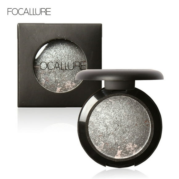 ATTOE FOCALLURE Waterproof Shimmer Baked Eyeshadow Long Lasting Metal Eye Makeup #7-0846