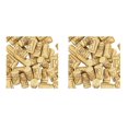 thumbnail image 1 of 200X Corchos de vino, corchos de madera para botellas de vino, corchos para corchos naturales, corchos para corchos de vino de madera para decoración y pasatiempos, 1 of 8
