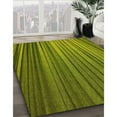thumbnail image 3 of Ahgly Company Machine Washable Indoor Square Transitional Pistachio Green Area Rugs, 4' Square, 3 of 7