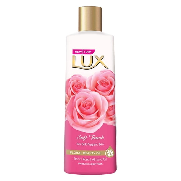 Lux Soft Touch Silk Essence & Rose Infusion Gel de baño hidratante 240 ml