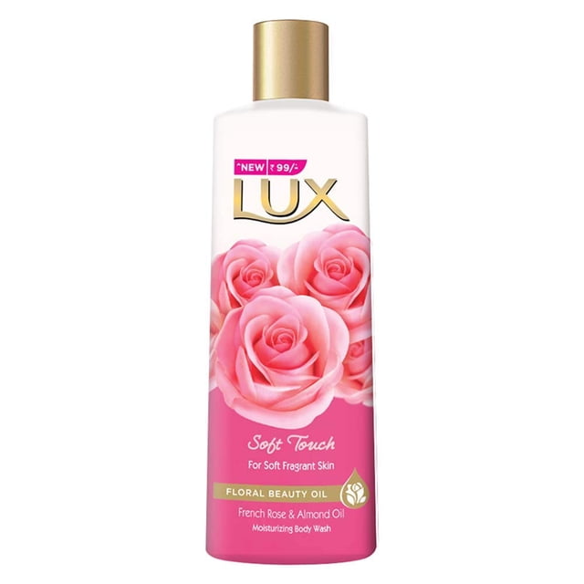 Lux Soft Touch Silk Essence & Rose Infusion Gel de baño hidratante 240 ml