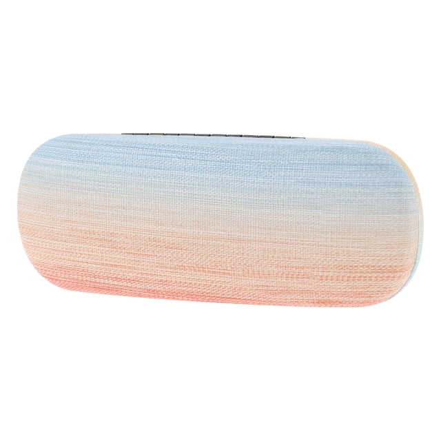 Estuche para gafas arcoíris de Unique Bargains, ligero, almacenamiento para gafas 6.38"x2.44"x1.46" naranja